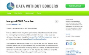 Données sans frontières (Data Without Borders), une ONG pour analyser les données